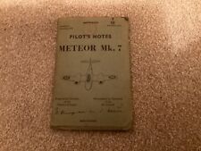 Pilot notes meteor for sale  YSTRAD MEURIG