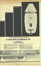 1962 advertising chaffoteaux d'occasion  Expédié en Belgium