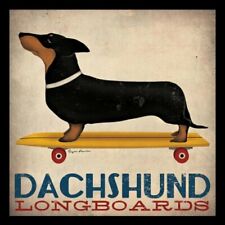 Framed dachshund longboards for sale  Pocasset