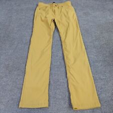 Pantalones para hombre Prana Brion 31 x 23 beige chino elásticos calce ajustado segunda mano  Embacar hacia Argentina