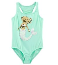 OshKosh Girls Toddler Solid Sequence One Piece Swimsuit Turquoise Size 6-6x 3380 for sale  Shipping to South Africa