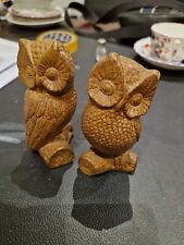 Vintage owls statues for sale  BROADWAY