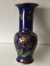 Used, Rare Vintage Hand Painted Carlton Ware Royal Blue Vase - Rockery And Pheasant. for sale  Shipping to South Africa