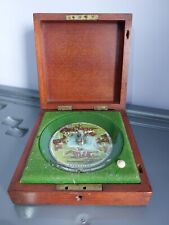 Antique Sandown Horse Racing Wheel Metal and Mahogany Wood Roulette Type Game for sale  Shipping to South Africa