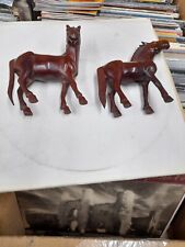 Horses pair wooden for sale  CHESHAM