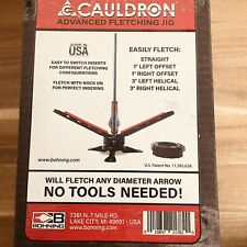 Bohning Cauldron Complete Advanced Fletching Jig 21782, used for sale  Shipping to South Africa