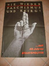 Propaganda plakat nie gebraucht kaufen  Burgstädt
