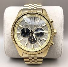 Relógio masculino Michael Kors Lexington Golden cronógrafo MK8494 com caixa comprar usado  Enviando para Brazil