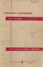 FERGUSON LOADER INSTRUCTION BOOK  .........  ORIGINAL 735 MANUAL Incl PARTS LIST for sale  Shipping to Ireland