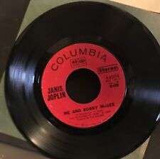 Janis Joplin Me And Bobby Mcgee - Half Moon 45 RPM Frete Grátis EUA, usado comprar usado  Enviando para Brazil