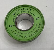 Cordões abrasivos Mitchell's nº. Carretel de lata vintage 53 NOS 25 jardas feito nos EUA comprar usado  Enviando para Brazil