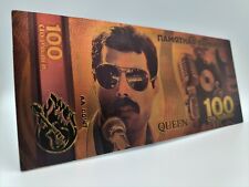 Billete enchapado en oro Queen Freddie Mercury segunda mano  Embacar hacia Argentina