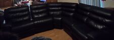 Black leather sectional for sale  Robstown