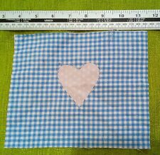 Blue gingham pink for sale  LOUGHBOROUGH