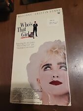 Usado, Who's That Girl (VHS, 1987) Drama Madonna Warner 11758, PLÁSTICO ORIGINAL, EXCELENTE ESTADO comprar usado  Enviando para Brazil