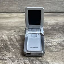 Videocámara de bolsillo digital Panasonic D-Snap SV-AV50 plateada con pantalla giratoria SD segunda mano  Embacar hacia Mexico