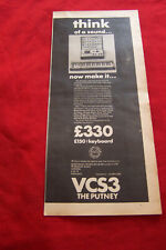 Vcs3 putney synthesizer for sale  DUNSTABLE