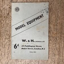 Model equipment catalogue for sale  BISHOP AUCKLAND