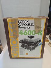 Kodak 4600-K Carousel Slide Projector Auto Focus Lens  & 120mm zoom lens Works for sale  Shipping to South Africa