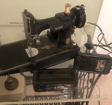 Vintage Singer Featherweight 221 sewing machine with Accessories, used for sale  Pearl River