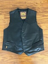 Biker leather vest for sale  Houston