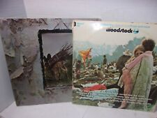 Woodstock 3 LP conjunto de álbuns e Led Zeppelin lote quatro comprar usado  Enviando para Brazil