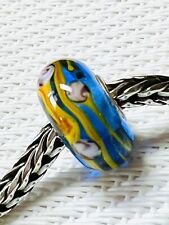 Trollbeads Blue Comet Unique Vv Rare  No Stamp, used for sale  Shipping to South Africa