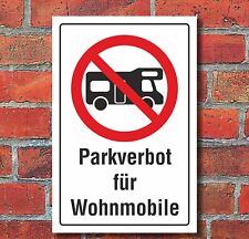 Schild parkverbot wohnmobile gebraucht kaufen  Bad Driburg