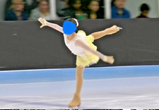 (8-9year ) Cute Xpression White/Yellow Skating Competition Dress for sale  Shipping to South Africa