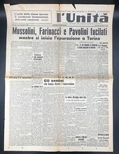 Mussolini farinacci pavolini usato  Torino