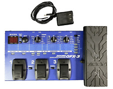 Pedal procesador de efectos para guitarra multiefectos Zoom GFX-3 con cable de alimentación probado segunda mano  Embacar hacia Argentina
