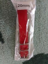 20mm red nylon for sale  TORQUAY