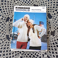 mens aran jumper knitting patterns for sale  NUNEATON