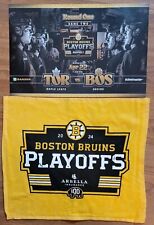 2024 Boston Bruins Centennial Playoff pôster e jogo de toalha de rali 2 Toronto  comprar usado  Enviando para Brazil