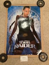 Usado, Póster de película 2001 firmado por Tomb Raider Lara Croft con certificado de autenticidad segunda mano  Embacar hacia Argentina