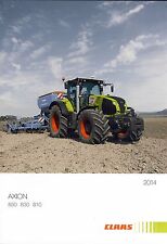 CLAAS Axion 850 01 / 2014 catalogue prospectus brochure tracteur tractor na sprzedaż  PL