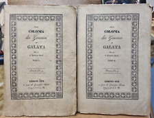 Colonia Dei Genovesi In Galata In 2 Volumi 1831 Asia Greci Genova Costantinopoli segunda mano  Embacar hacia Argentina