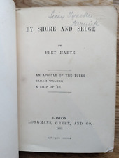 Bret Harte - By Shore and Sedge. Longmans, Green and Co, 1885, UK First Edition. comprar usado  Enviando para Brazil
