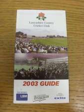 2003 cricket lancashire for sale  BIRMINGHAM