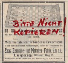 Leipzig werbung 1908 gebraucht kaufen  Leipzig