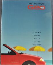 1992 geo brochure for sale  Olympia