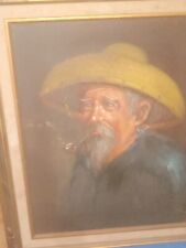 Oil painting vintagethe for sale  Monrovia