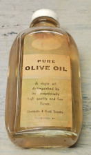 Botella de aceite de oliva virgen puro Perrigo vintage de 4 oz envasado en EE. UU. Michingan 4 7/ segunda mano  Embacar hacia Argentina