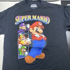 Camiseta Nintendo Super Mario Rewind Personagens Adulto Tamanho M 38-40 Preta comprar usado  Enviando para Brazil