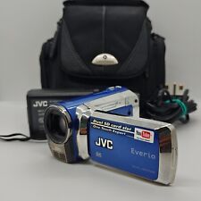 JVC Everio GZ-MS120AEK (niebieski) Cyfrowa kamera wideo, ładowarka i torba, używany na sprzedaż  Wysyłka do Poland