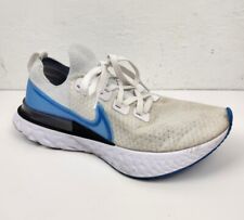 Nike React Infinity Run FK Mens 9 Running Shoes Blue White Training Gym Fly Knit for sale  Shipping to South Africa
