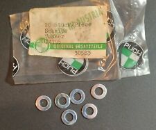 6 NOS Puch Moped Washers (OEM Part #24795) for Front /Rear Brake Lever Assembly for sale  Shipping to South Africa
