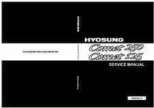 Manual de oficina de serviço HYOSUNG 2003 Comet 125 & Comet 250 comprar usado  Enviando para Brazil