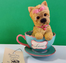 Estatueta Hamilton YORKIE "LOVE" repleta de xícara de chá Personali Yorkshire Dog comprar usado  Enviando para Brazil