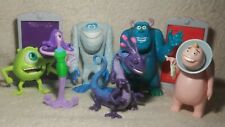 Estatuillas de Monsters Inc juguetes Disney 8 tapas de pasteles McD's relleno de medias vintage segunda mano  Embacar hacia Argentina